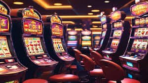 AK44 ကာစီနို Slots ဂိမ်းများကို မိုဘိုင်းဖုန်းဖြင့် ကစားသမားများ ကစားနေသောမြင်ကွင်း